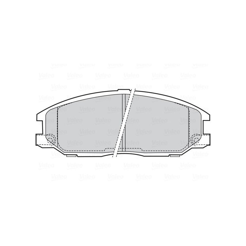 VALEO Bremsbelagsatz, Scheibenbremse 301759 für 48130-08260