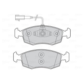 VALEO Bremsbelagsatz, Scheibenbremse 301298 für...