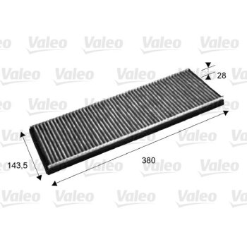VALEO Filter, Innenraumluft 715632 für 1718044