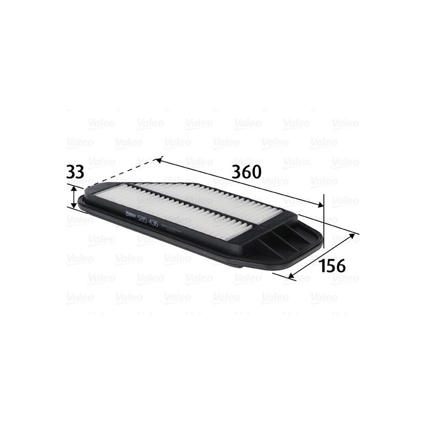 VALEO Luftfilter 585436 für 42390126