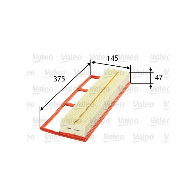 VALEO Luftfilter 585075 für 51775324