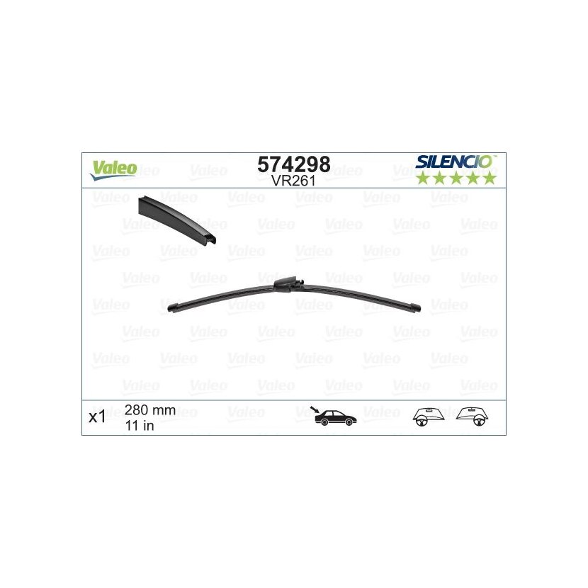 VALEO Wischblatt 574298 für A3397008045
