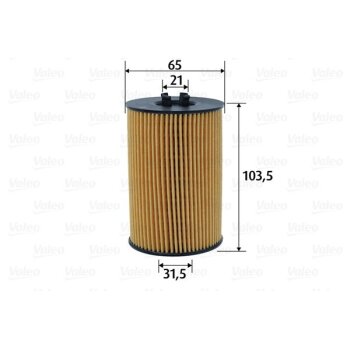 VALEO Ölfilter 586617 für 03N115562