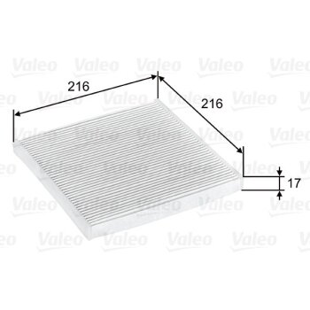 VALEO Filter, Innenraumluft 698796 für 72880-AG000