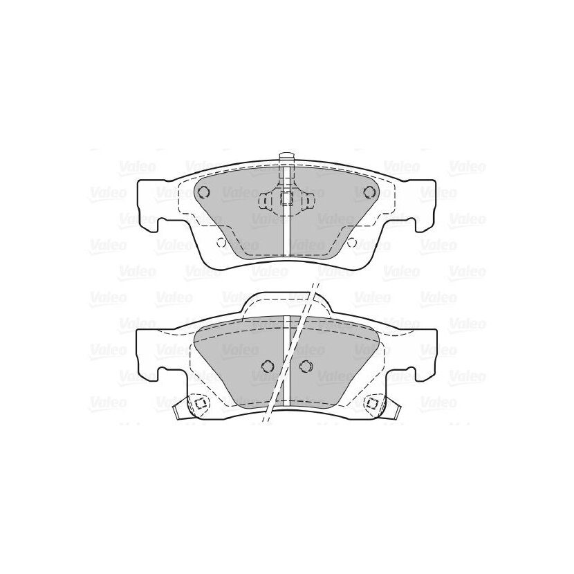VALEO Bremsbelagsatz, Scheibenbremse 601347 für 68052 386AA