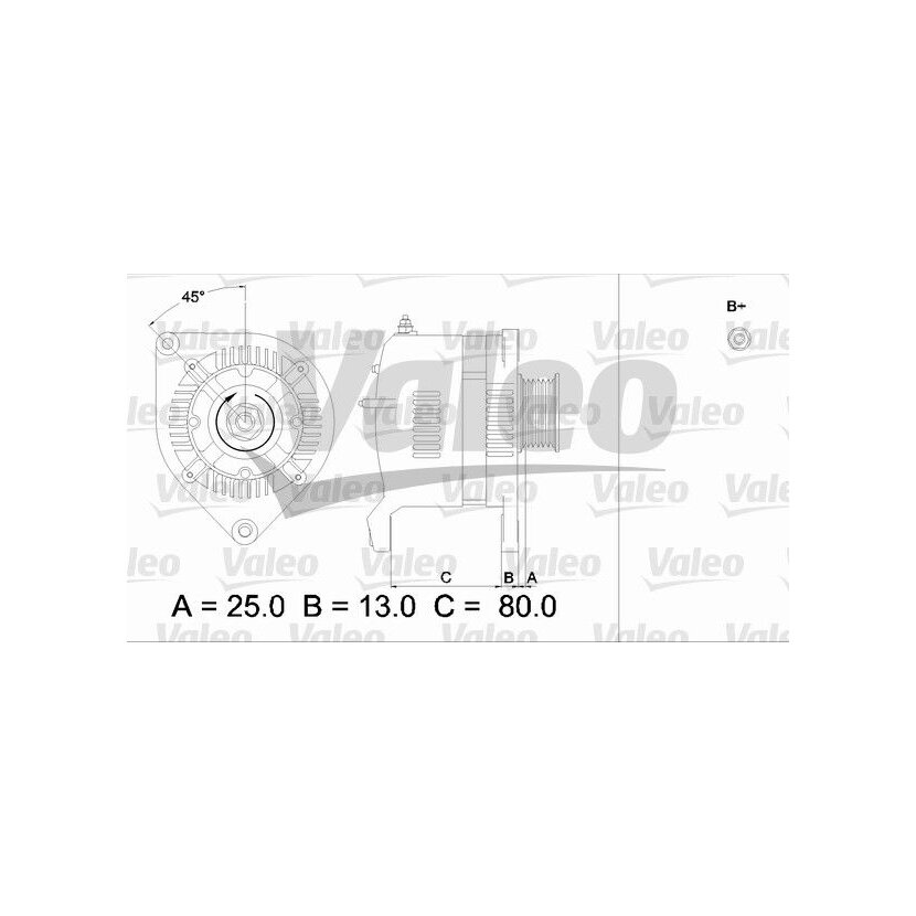 VALEO Generator 436527 für A2T13894