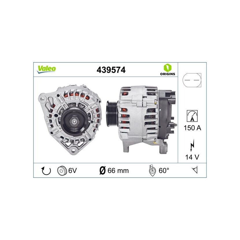 VALEO Generator 439574 für 06C903016B