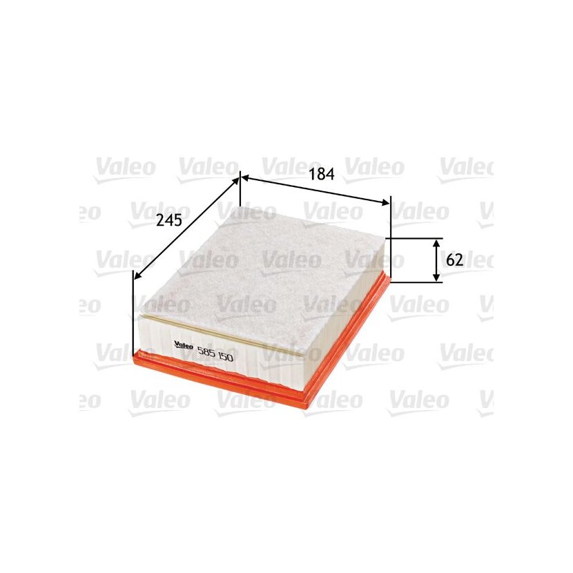 VALEO Luftfilter 585150 für 1444FK