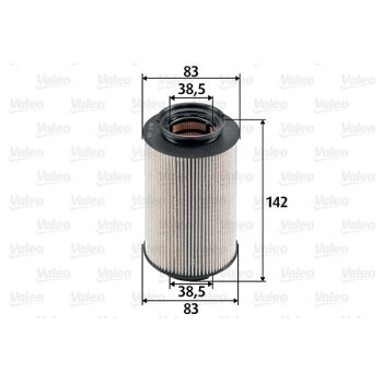 VALEO Kraftstofffilter 587909 für 1K0127434