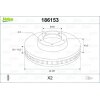 VALEO Bremsscheibe 186153 für 0060806137