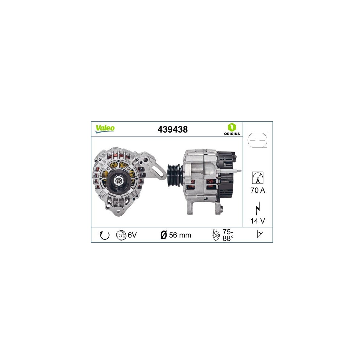 VALEO Generator 439438 für 037903025J, 214,56 €