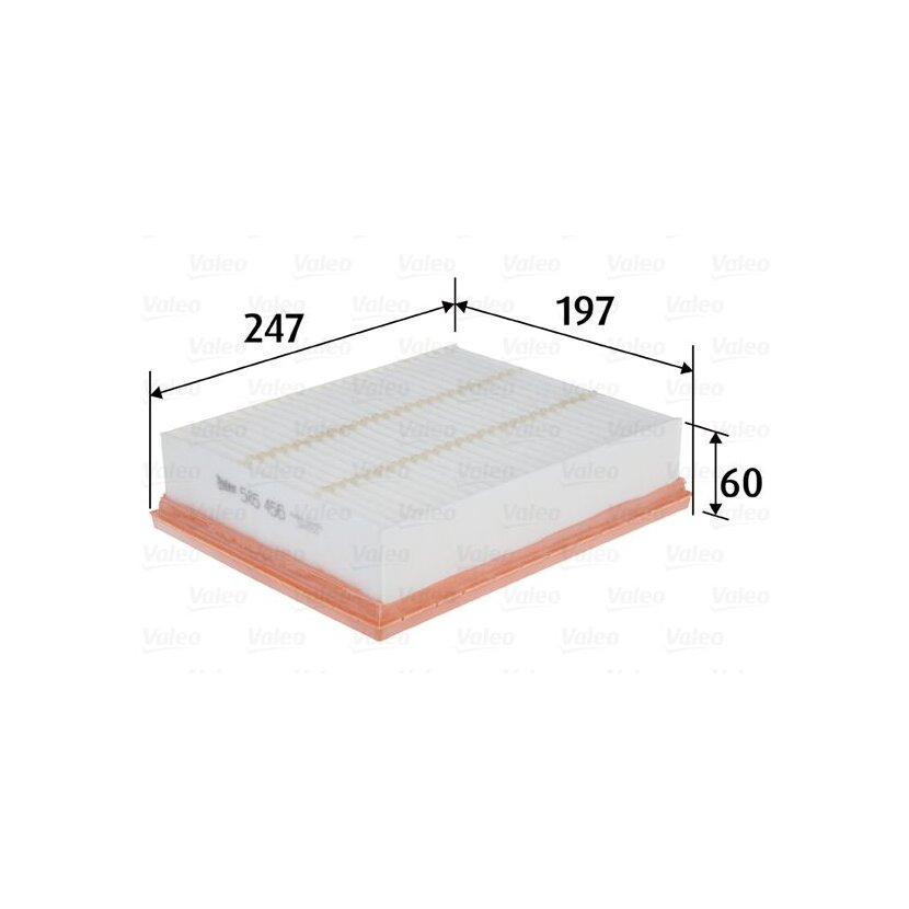 VALEO Luftfilter 585456 für 165469229R