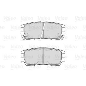 VALEO Bremsbelagsatz, Scheibenbremse 301519 für...