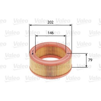 VALEO Luftfilter 585642 für 1444N4