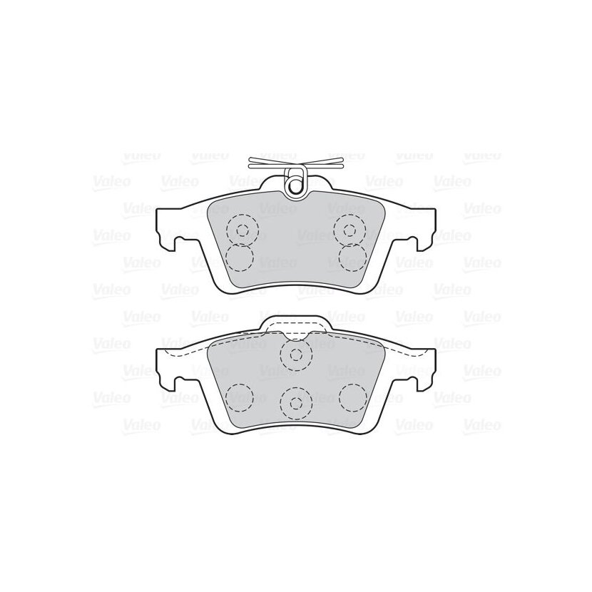 VALEO Bremsbelagsatz, Scheibenbremse 301019 für 1233679