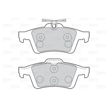 VALEO Bremsbelagsatz, Scheibenbremse 301019 für 1233679