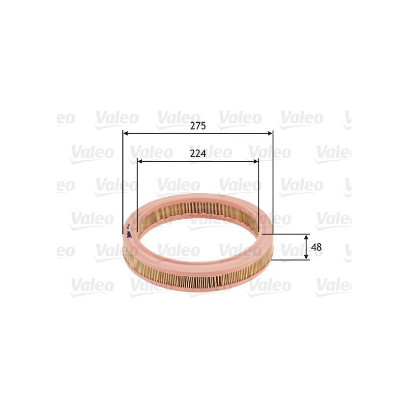 VALEO Luftfilter 585657 für 6145868