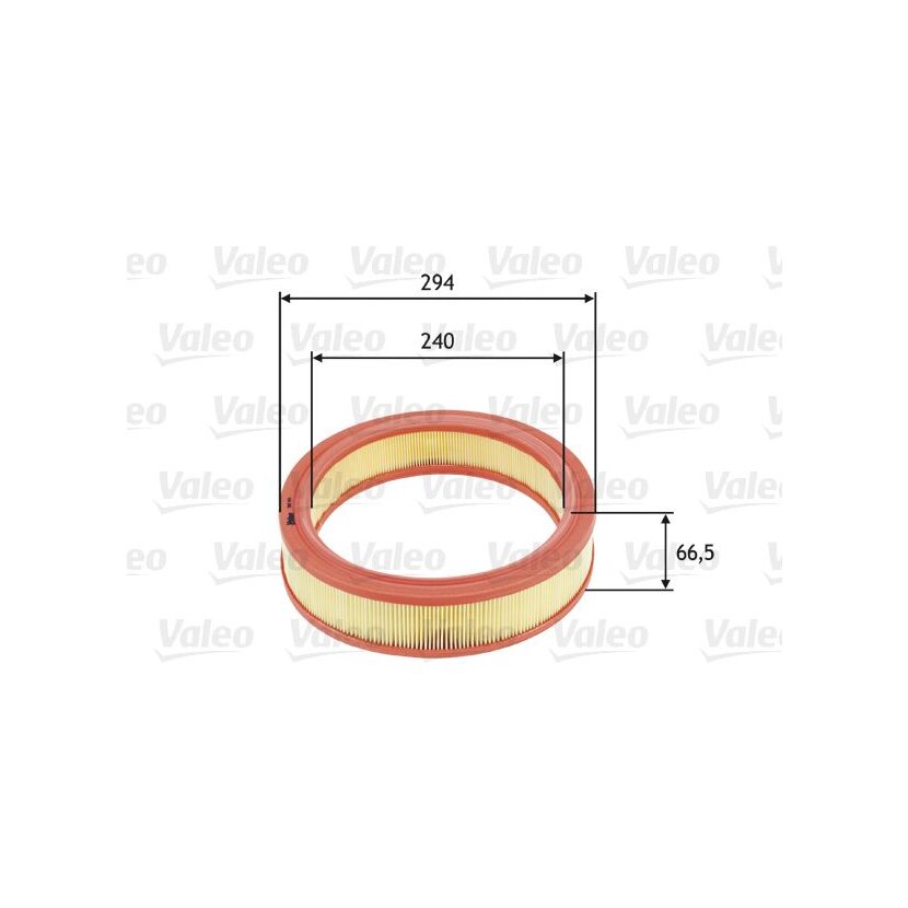 VALEO Luftfilter 585651 für 46536482