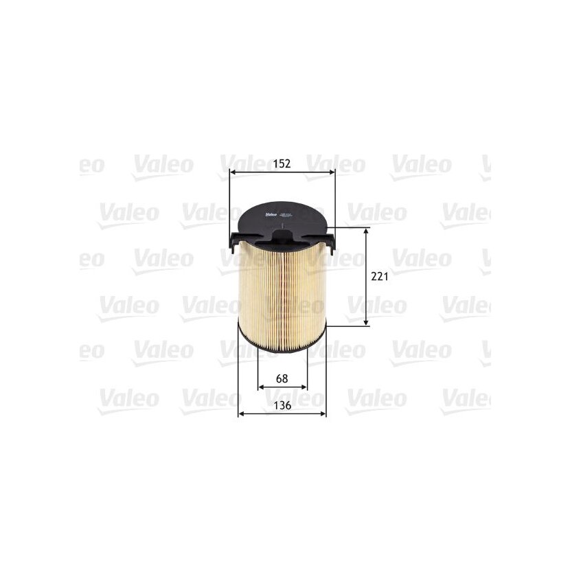 VALEO Luftfilter 585652 für 1F0129620