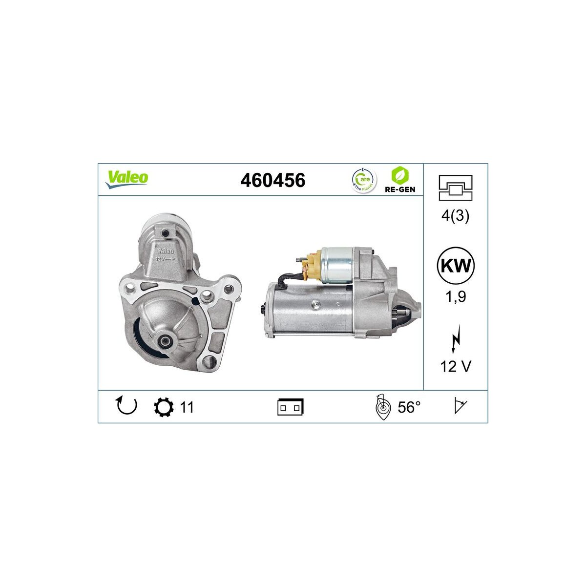 VALEO Starter 460456 für M1T85681