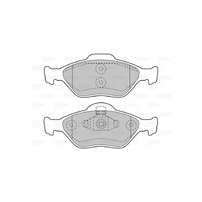 VALEO Bremsbelagsatz, Scheibenbremse 598564 für 1 633 674