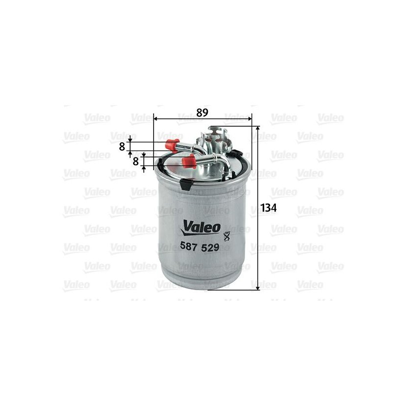 VALEO Kraftstofffilter 587529 für 6Q0127400H