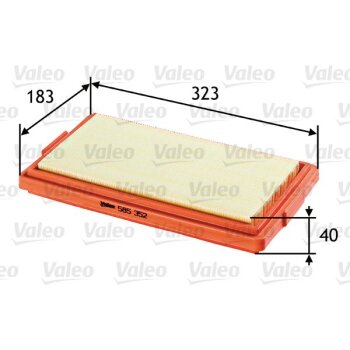 VALEO Luftfilter 585352 für 13 72 1 271 254