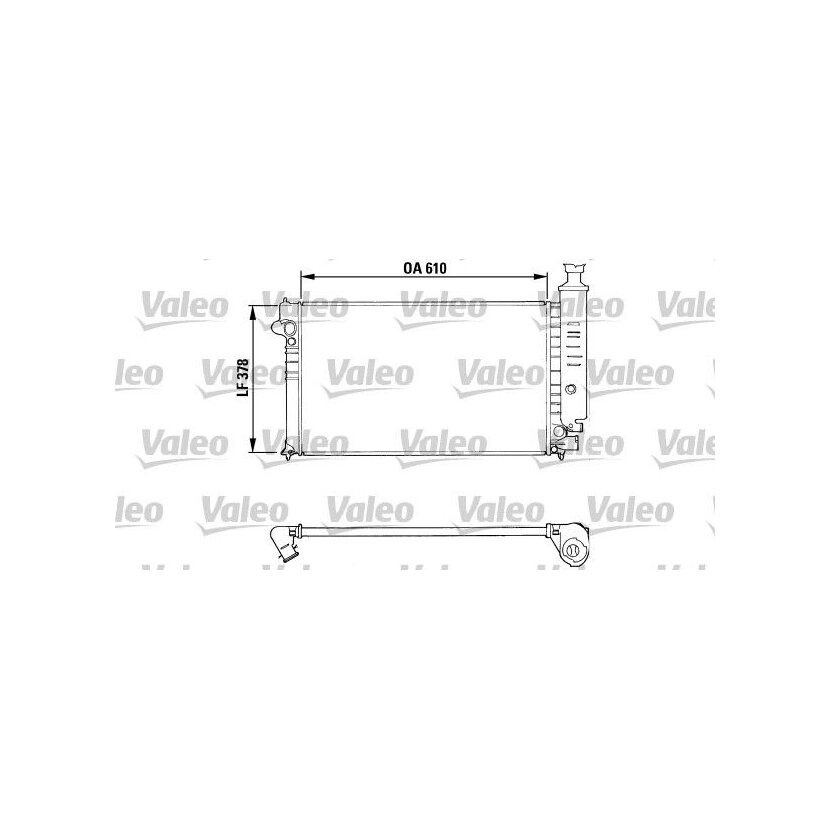 VALEO Kühler, Motorkühlung 810919 für 1300-J1