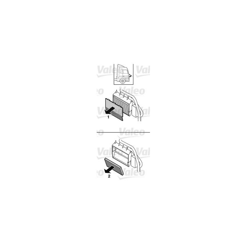 VALEO Filter, Innenraumluft 716029 für 2994583