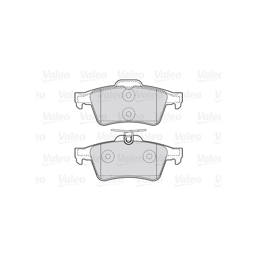 VALEO Bremsbelagsatz, Scheibenbremse 301783 für 4254-05