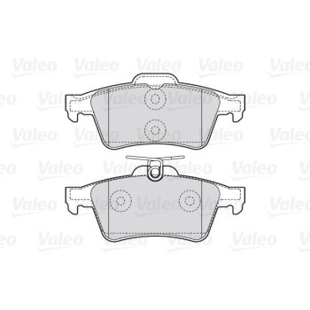 VALEO Bremsbelagsatz, Scheibenbremse 301783 für 4254-05