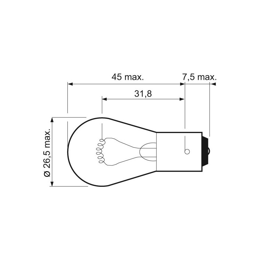 VALEO Glühlampe, Blinkleuchte 032201
