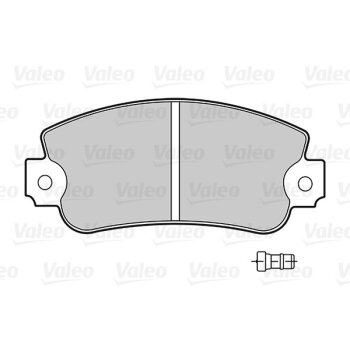 VALEO Bremsbelagsatz, Scheibenbremse 301091 für 792589