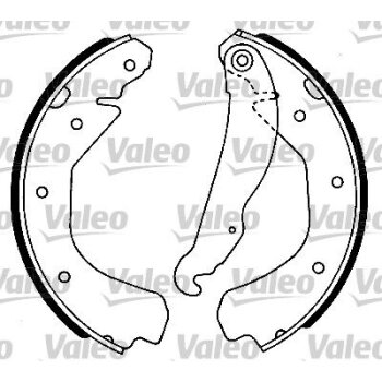 VALEO Bremsbackensatz 553696