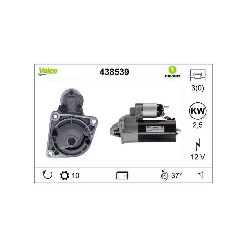 VALEO Starter 438539 für 51810267