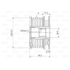 VALEO Generatorfreilauf 588044 für 6021500060