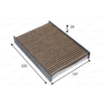 VALEO Filter, Innenraumluft 701034 für 6000633303
