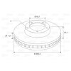 VALEO Bremsscheibe 186759 für 569000