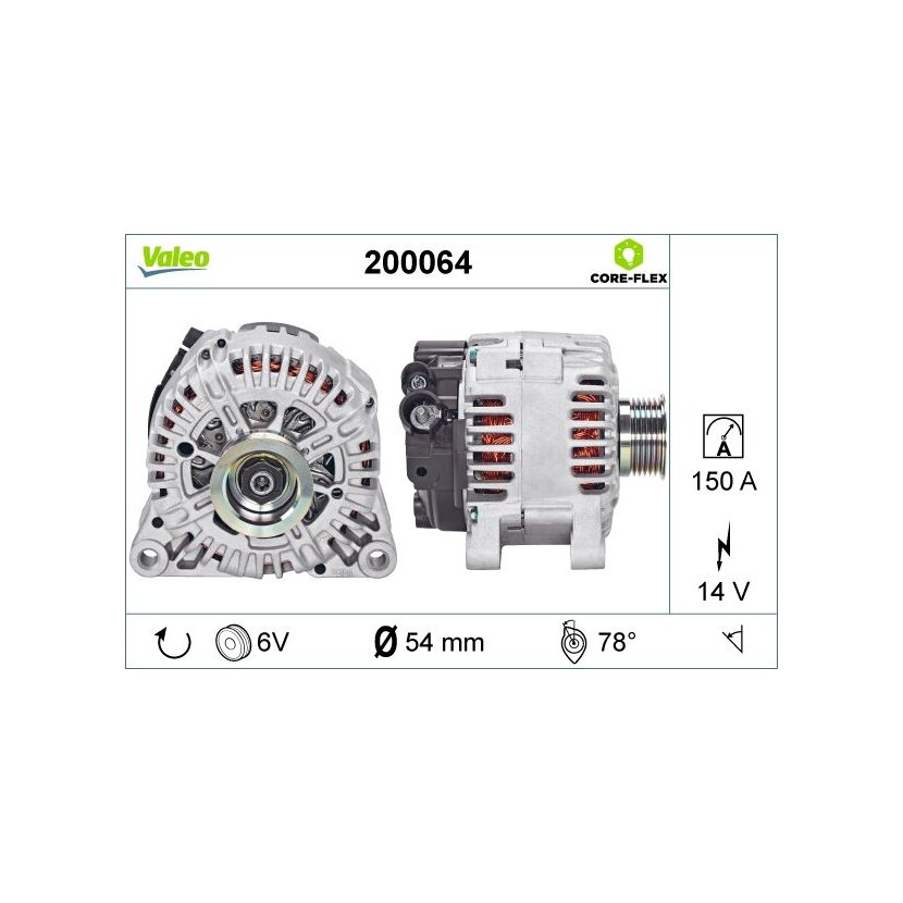 VALEO Generator 200064 für 5705-4F