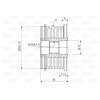 VALEO Generatorfreilauf 588003 für 77362558