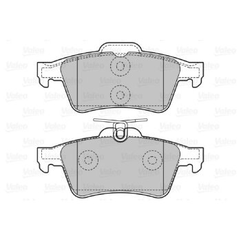 VALEO Bremsbelagsatz, Scheibenbremse 598783 für 4254-05