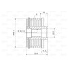 VALEO Generatorfreilauf 588005