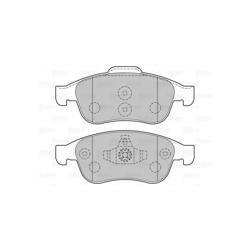 VALEO Bremsbelagsatz, Scheibenbremse 301059 für 41060-00Q1L