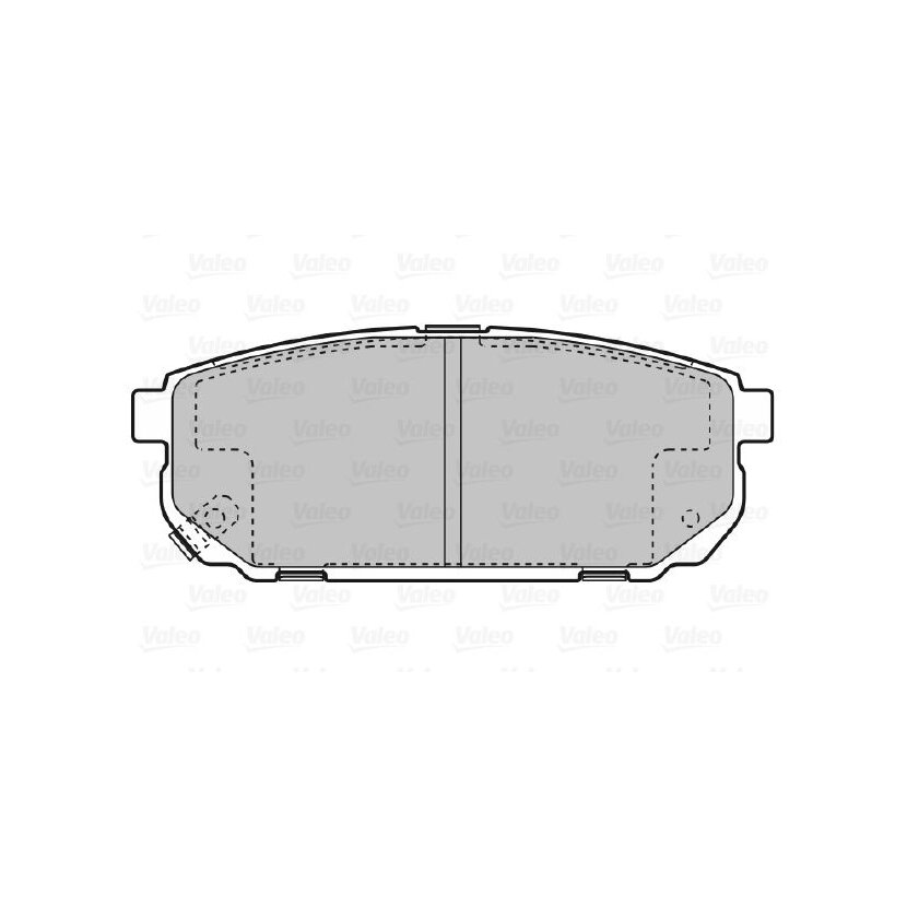 VALEO Bremsbelagsatz, Scheibenbremse 598823 für 58302-3ED00