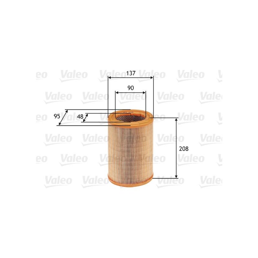 VALEO Luftfilter 585608 für 1444A5