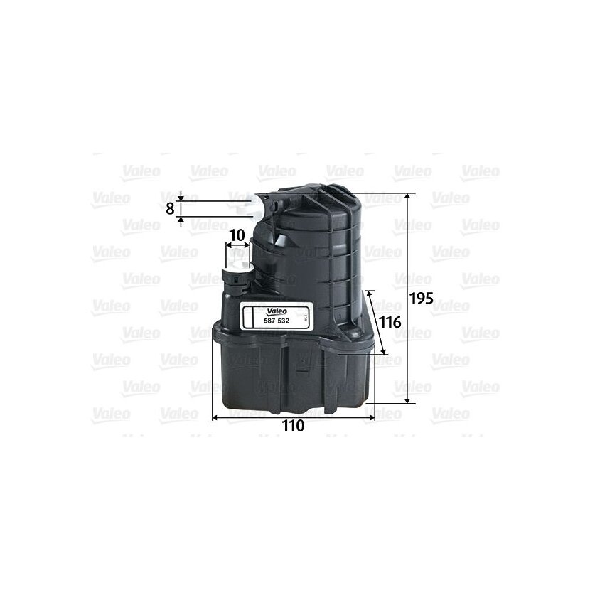 VALEO Kraftstofffilter 587532 für 7701061578