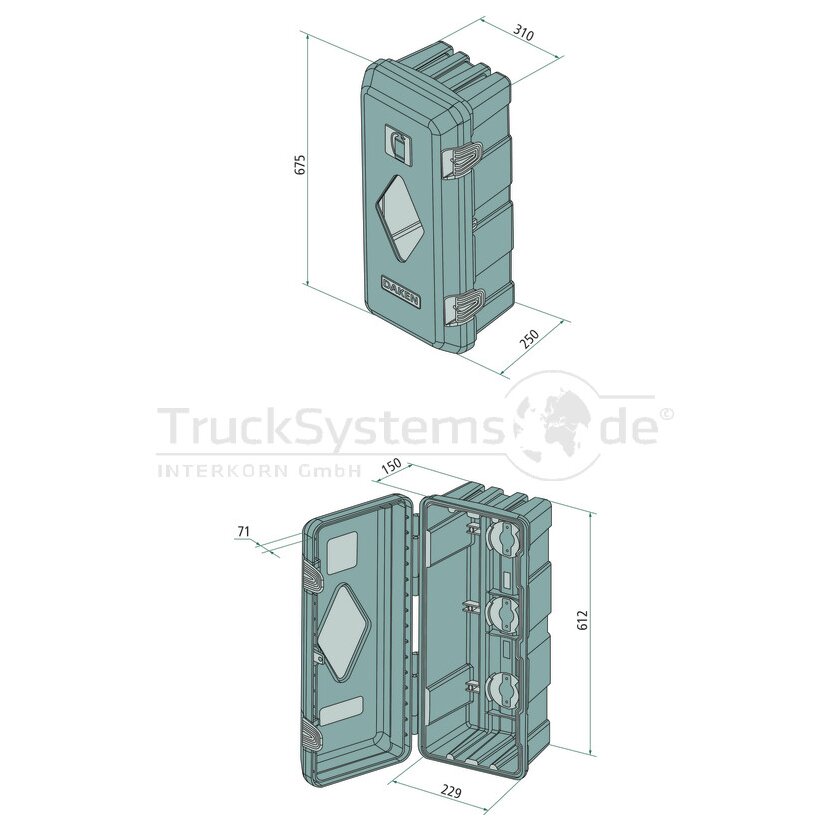 Feuerlöschbox für6Kg Löscher - 82070