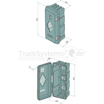 Feuerlöschbox für6Kg Löscher - 82070