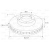 VALEO Bremsscheibe 186229 für 40206-00QAJ