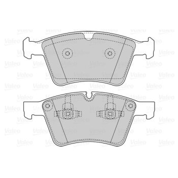 VALEO Bremsbelagsatz, Scheibenbremse 601537 für...